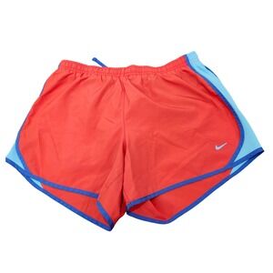 Nike Running Shorts Athletic Drifit Coral‎ Blue Accents Kids XL